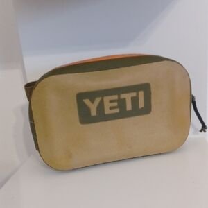 Yeti Sidekick Dry Bag Waterproof Gear Case Two Tone Gray Tan Orange Zipper
